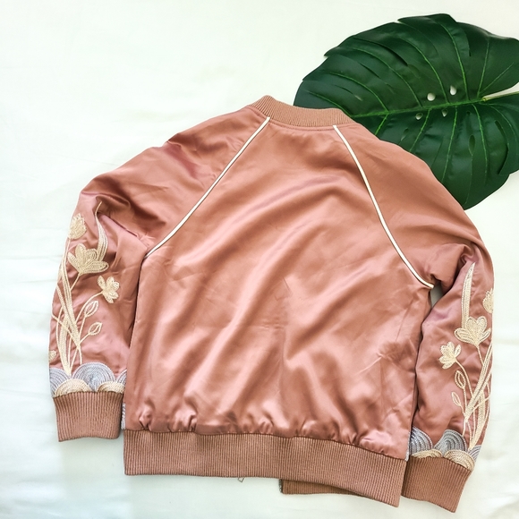 American threads blush bomber jacket - Picture 9 of 10